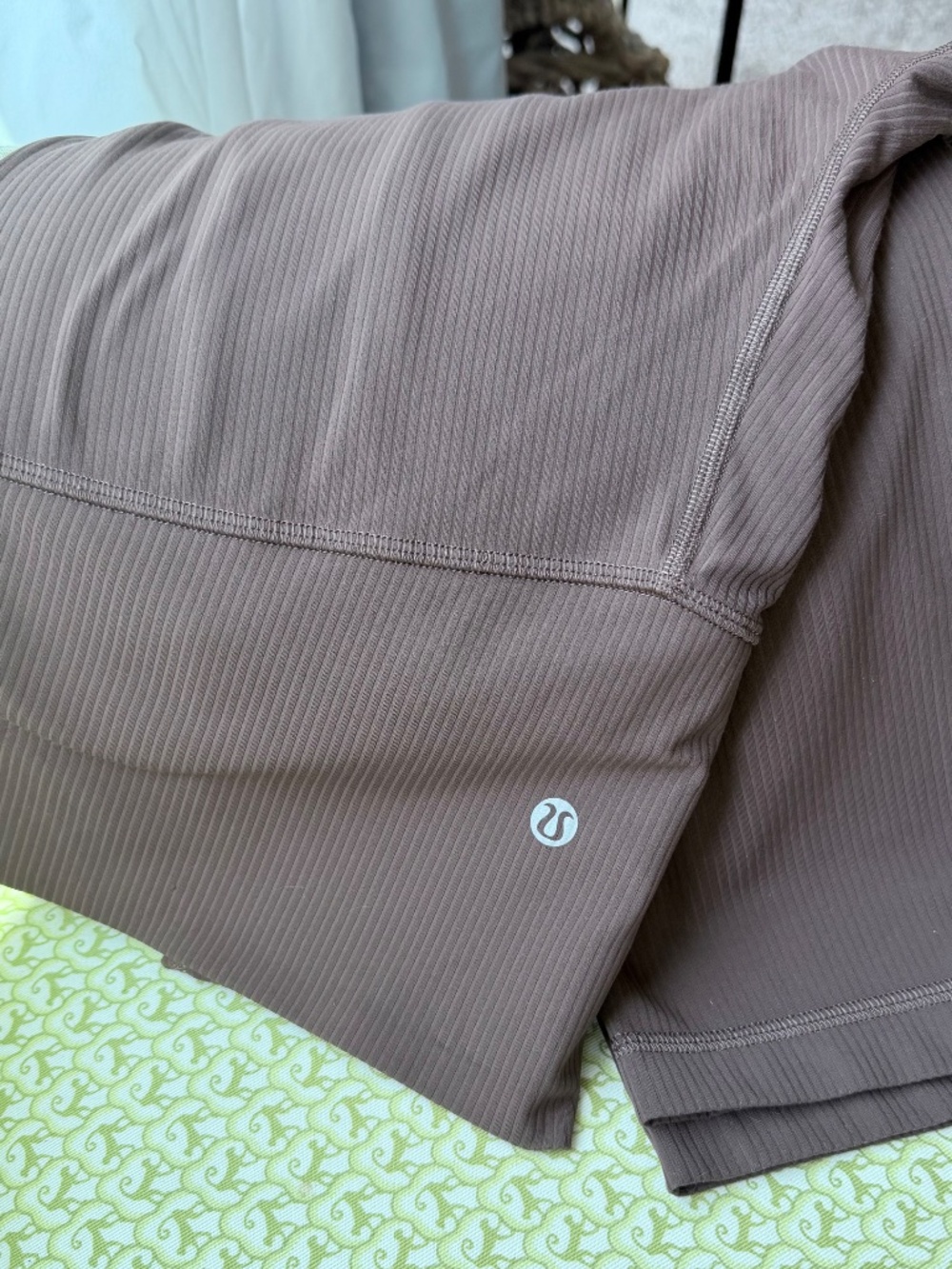 Lululemon Align Ribbed High-Rise Pant 25" Java Size 10 - Picture 5 of 8